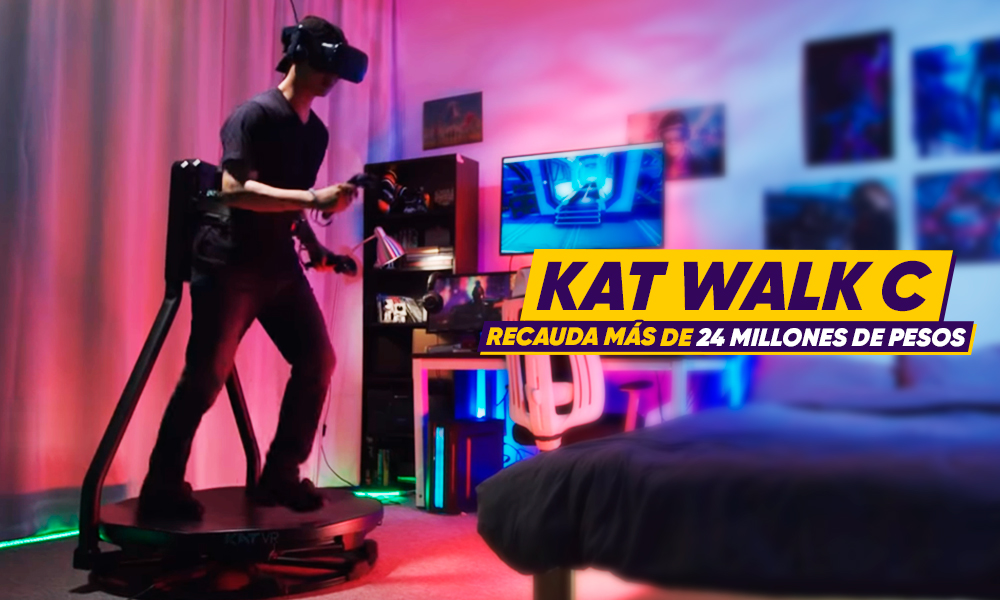 The Hive Gaming » KAT WALK C, SISTEMA VR OMNIDIRECCIONAL ROMPE KICKSTARTER